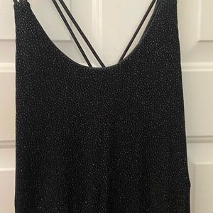 Onyx Nite long black sequins dress